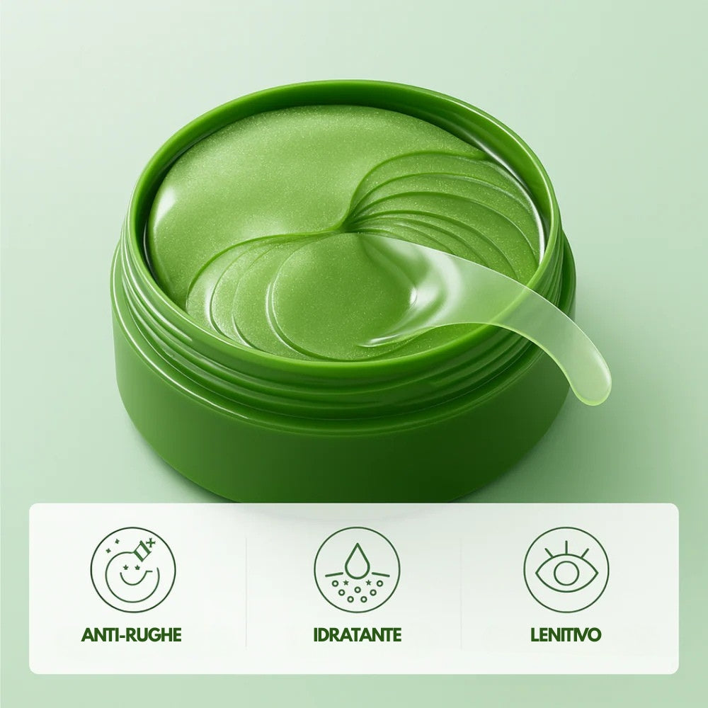 Patch per gli occhi all'aloe vera e collagene